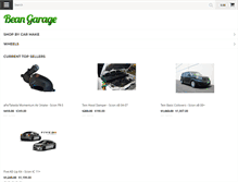 Tablet Screenshot of beangarage.com